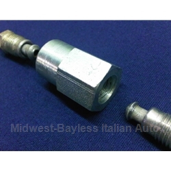   Brake Pipe 5mm - Flare Fitting Union M10x1.25 - Compensator Bypass - ISO BUBBLE (Fiat Lancia All) - NEW