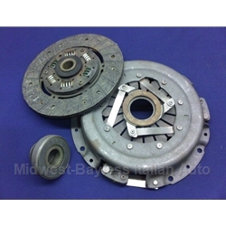   Clutch KIT Cover + Disc + Bearing 200mm (Fiat 124 Spider, Coupe, Sedan, Wagon All w/1438cc) - Original Thrust-Pad Style - NEW