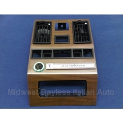 Console Center Upper Plate Assembly (Pininfarina 124 Spider 1983-85) - U8.5