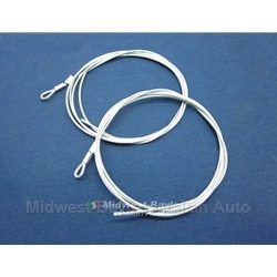    Convertible Top Tension Cable Pair (Fiat Pininfarina 124 Spider, 850 Spider All) - NEW