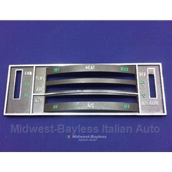 Dash Panel Heater Controls (Lancia Beta HPE) - U9