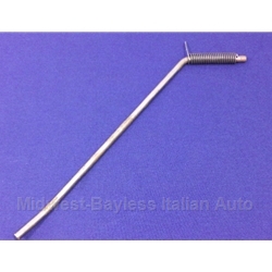 Decklid Trunk Prop Rod and Spring (Fiat 124 Spider 1968-78) - OE NOS