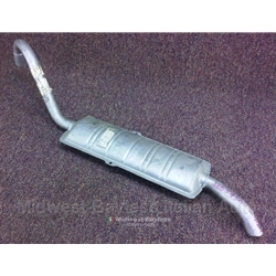  Exhaust Muffler (Fiat 124 Coupe 1968-On) - NEW