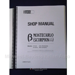          Factory Service Manual (Lancia Scorpion Montecarlo) - NEW