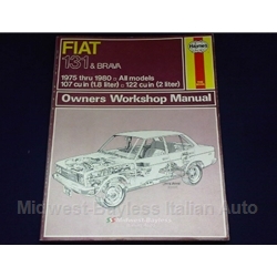Fiat 131 and Brava Haynes Manual 1975-1980