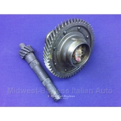 4-Spd Differential Carrier Assembly w/Ring and Pinion 12/53 4.42 (Fiat X19, 128, Yugo) - OE NOS