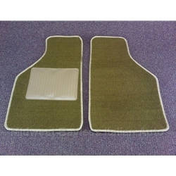        Floor Mat Pair Tan Loop (Fiat Bertone X1/9 All) - NEW