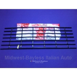 Front Grille - Lower - 7-Slat (Fiat Pininfarina 124 Spider 1979-85) - OE NOS