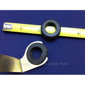 Holding Bracket Rubber Grommet for Fuel Line, Spark Plug Wire (Fiat X1/9, 124, 128) - NEW