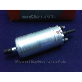            Fuel Pump Electric - High Pressure "BOSCH" (Fiat Bertone X1/9, All SOHC w/FI) - FACTORY FITTED OE