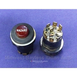 Hazard Switch (Fiat 124 Spider 2000 1979-82) - U8