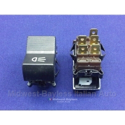 Headlight Switch 5-Pin / 2-Pos (Fiat 124 Coupe 1970-71, Sedan Wagon, 128 Sedan 1970-71) - OE NOS