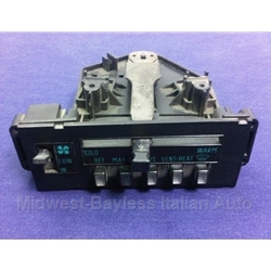 Heater Control Lever and Pushbutton Assembly (Lancia Beta Zagato 1979-82) - U8