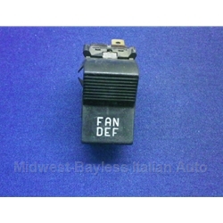 Heater Blower Fan Switch "FAN / DEF" (Fiat X1/9 1973-78, 128, 124 Sedan) - U8