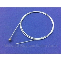 Hood Release Cable (Fiat 131 Brava All) - NEW